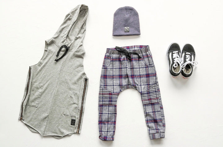 Plaid purple harems
