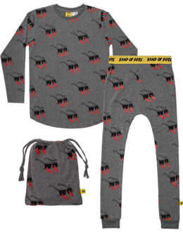 Band of Boys PJ Set Lightning Sunnies Grey
