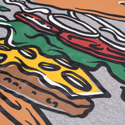 Band of Boys You Got Buns Hun Marle Grey Tee