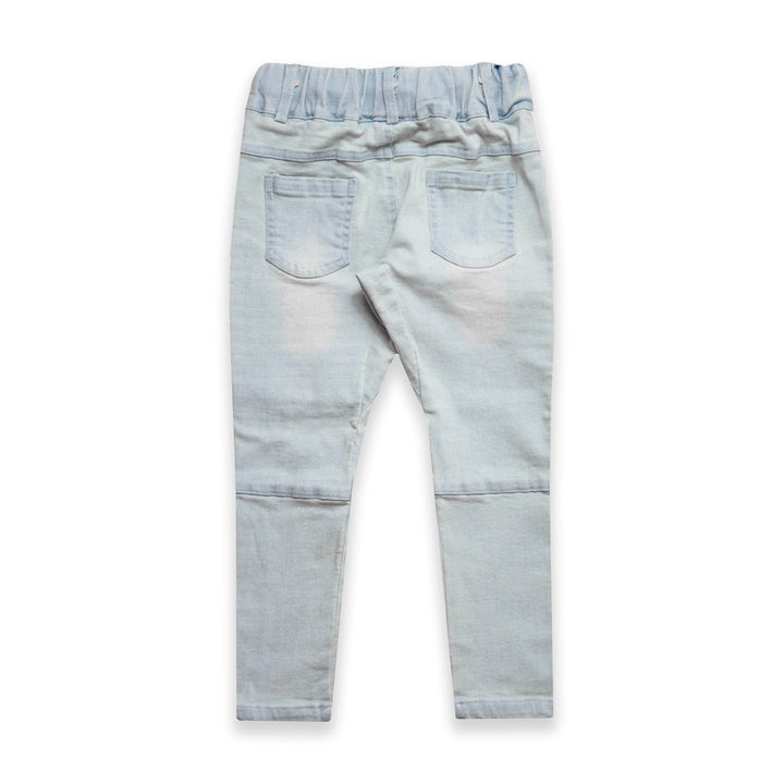 Beau Bella Stonewash Blue Biker Jeans