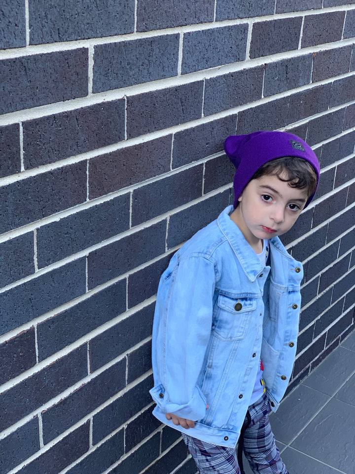 Purple Beanie