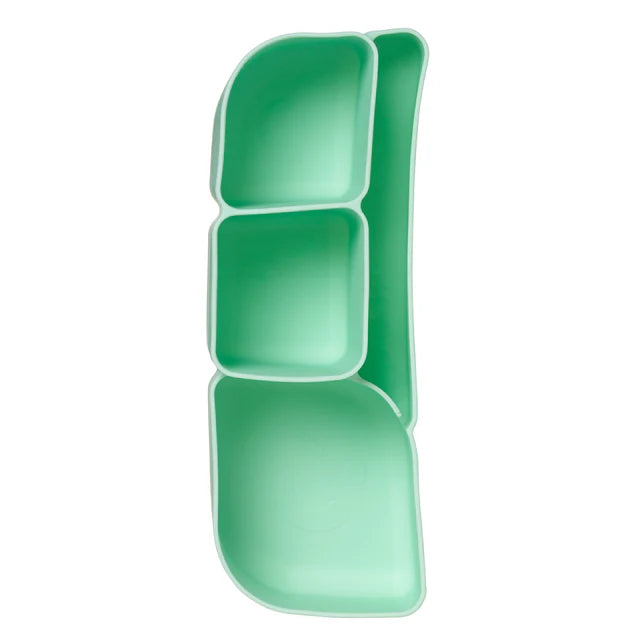 silicone bento tray - lunchbox - forest