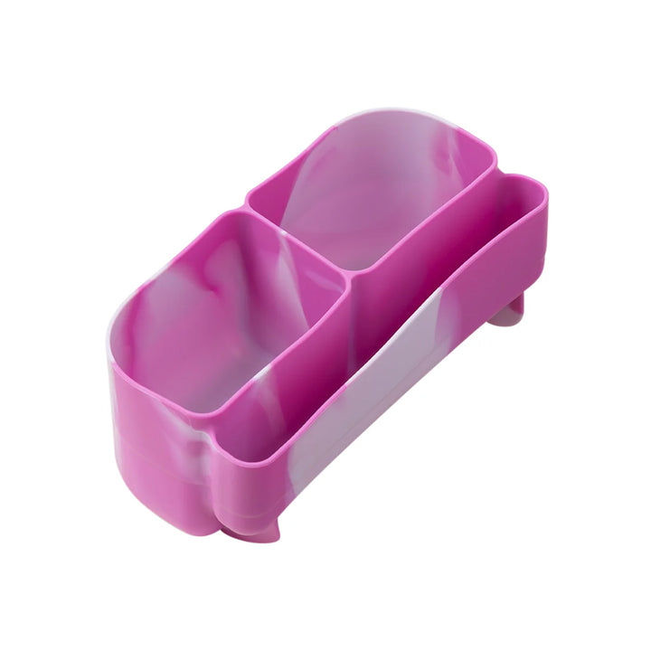 silicone bento tray- mini lunchbox - cosmic