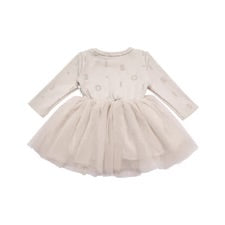 (Ribbed Long Sleeve Tutu - Beige Soll The Label