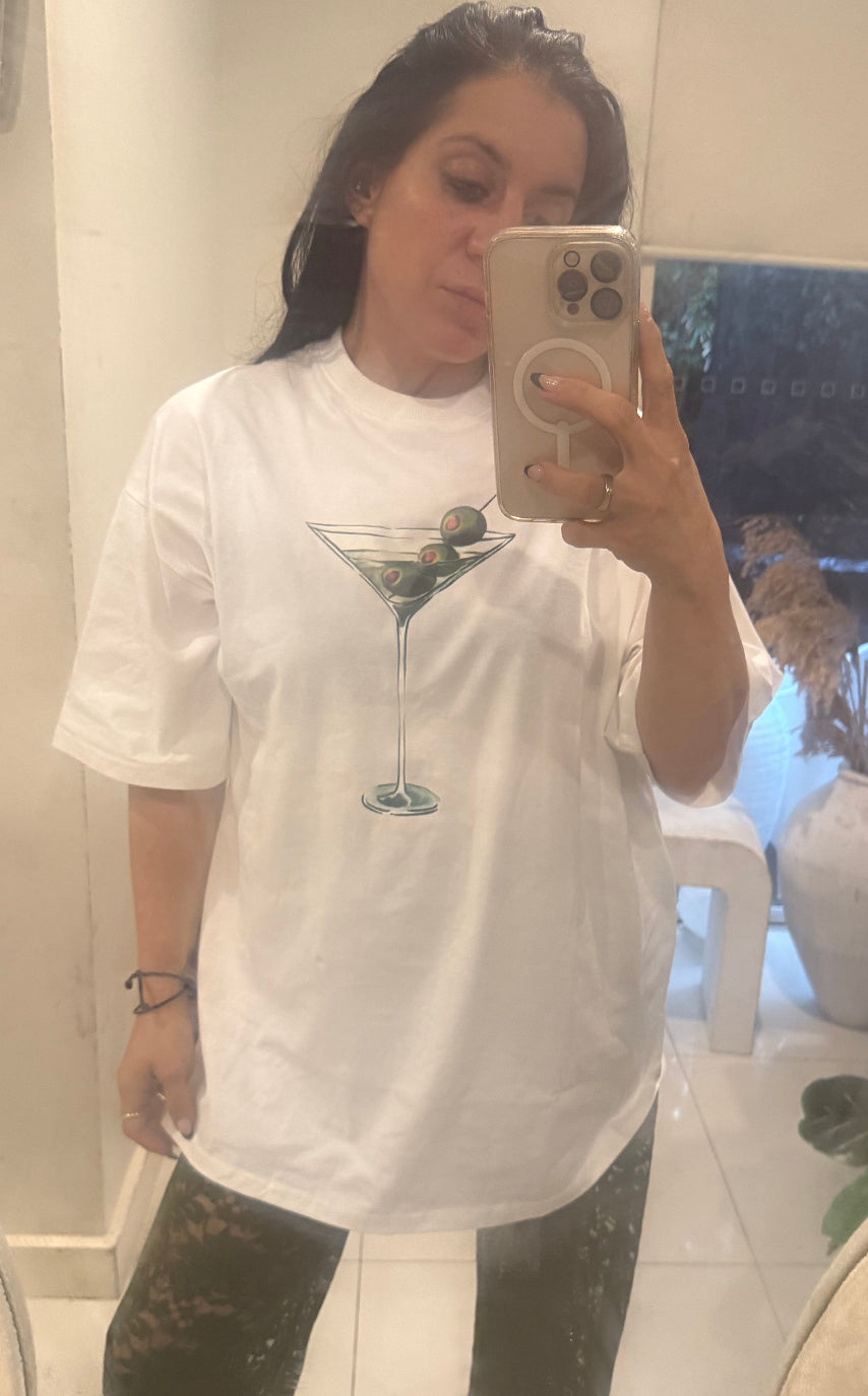 Olive Boxy Tee