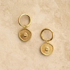 Eyesha Earrings Indigo and Wolfe