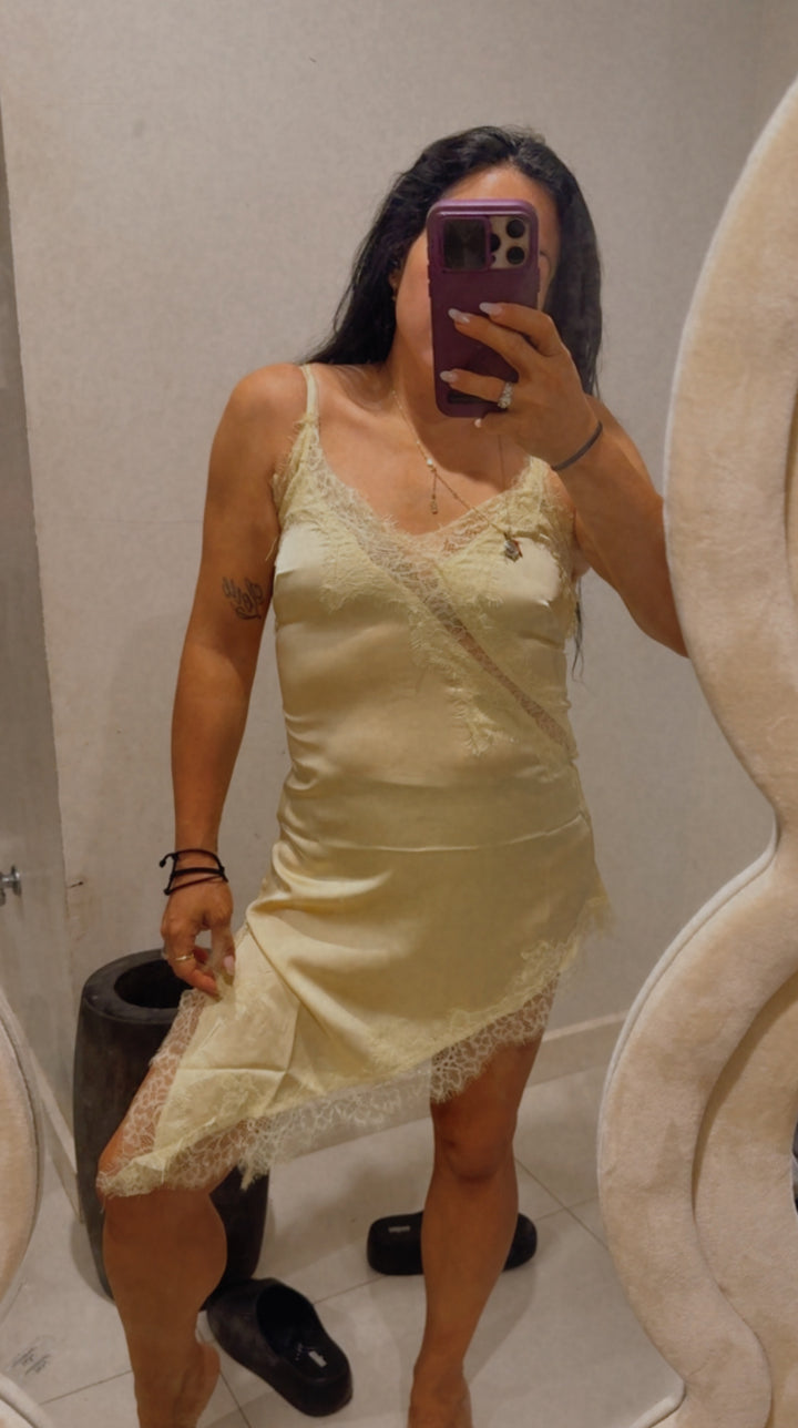 Lilly Lemon Lace Dress