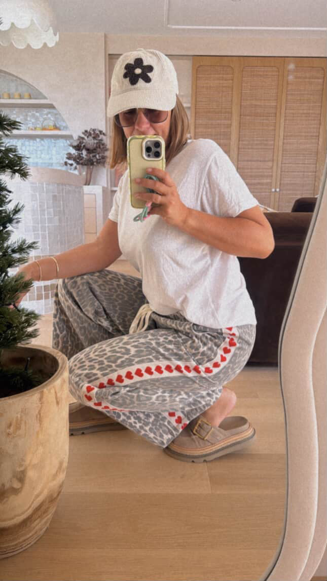 Chloe Love OG Light Leopard Wash Jogger Pants