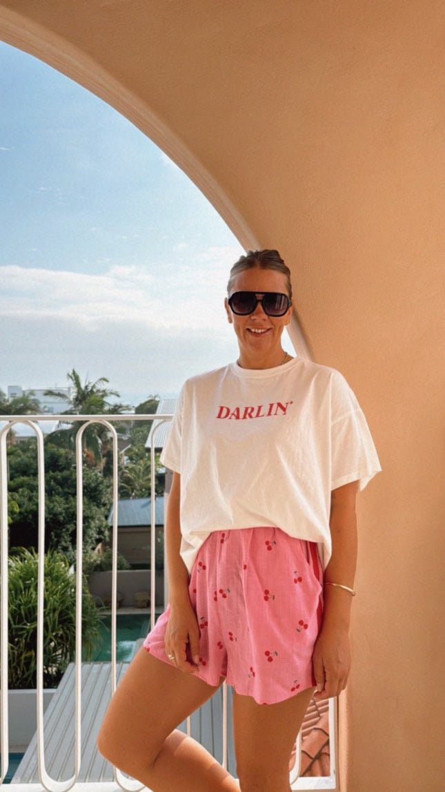 Cherry Racer Shorts