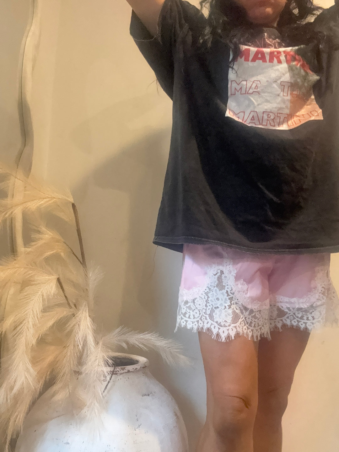 Penny Satin Lace Shorts