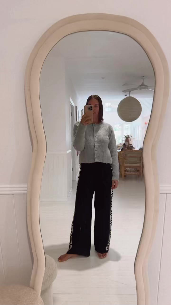 Grey Bow Cardigan