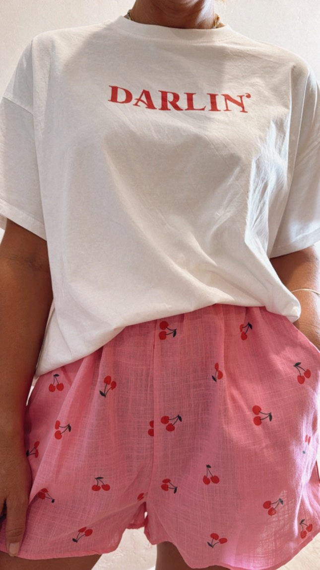 Cherry Racer Shorts