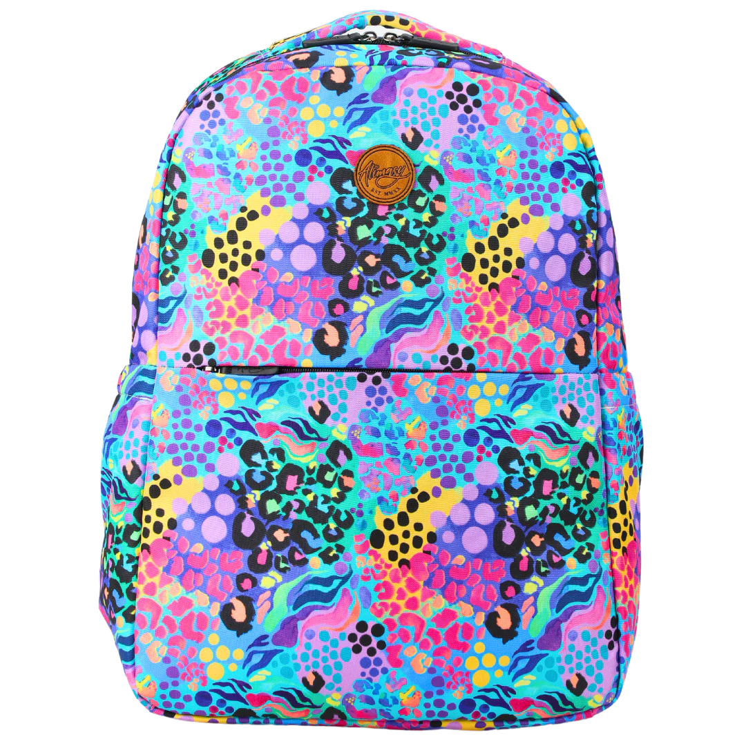 ELECTRIC LEOPARD LAPTOP BACKPACK - Alimasy