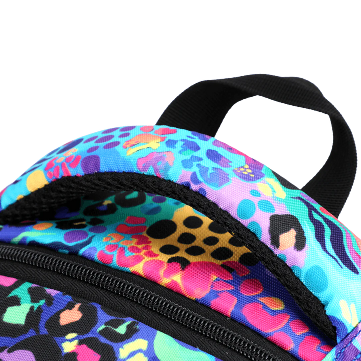 ELECTRIC LEOPARD LARGE SCHOOL BACKPACK - Alimasy