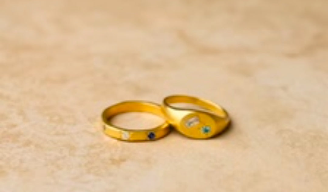 Lea Ring Indigo and Wolfe