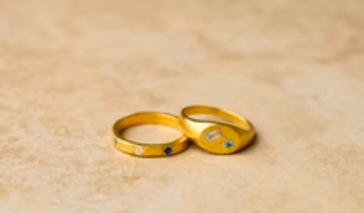 Lea Ring Indigo and Wolfe