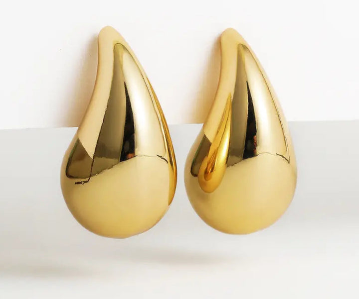 TEAR DROP EARRING - GOLD