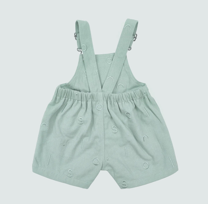 Soll Pattern Short Overall - Sage