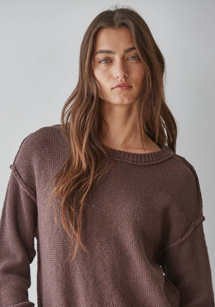 Chloe Chocolate Knit