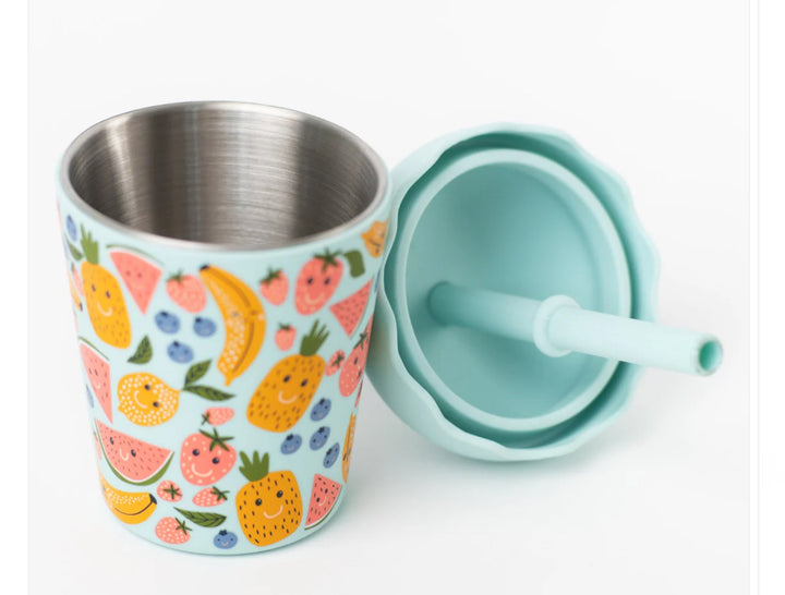 Happy Fruits Mini Smoothie Cup and Straw 200ml