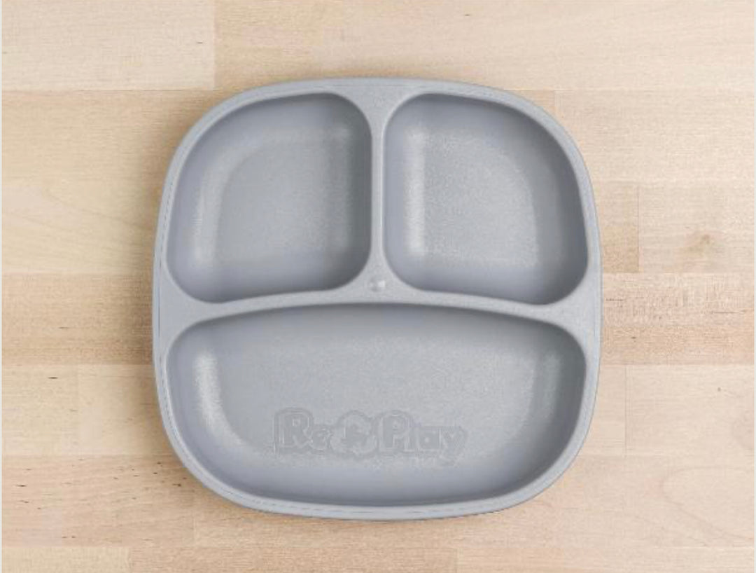Re-Play Divided Plate  - Grey
