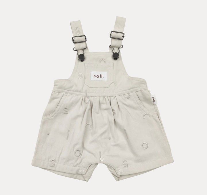 Soll Pattern Short Overall - Oat