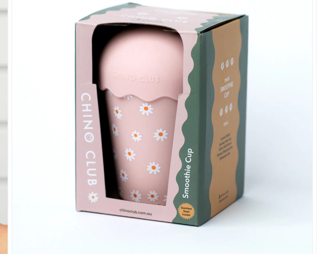 Daisy Mini Smoothie Cup and Straw 200ml ml