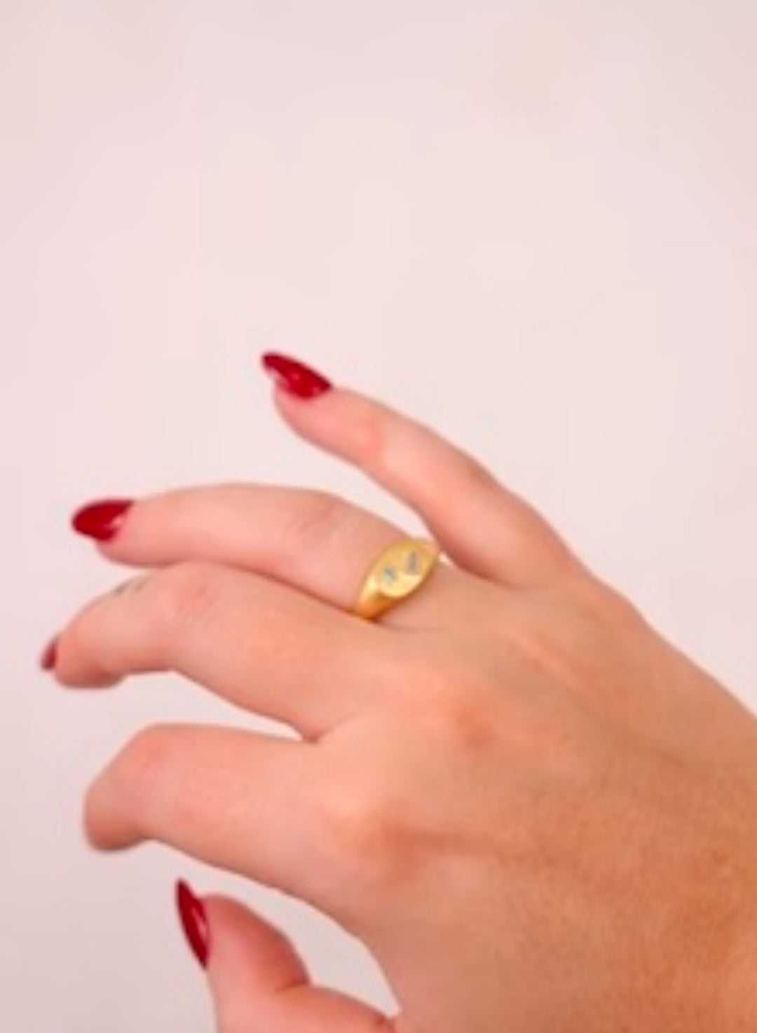 Lea Ring Indigo and Wolfe