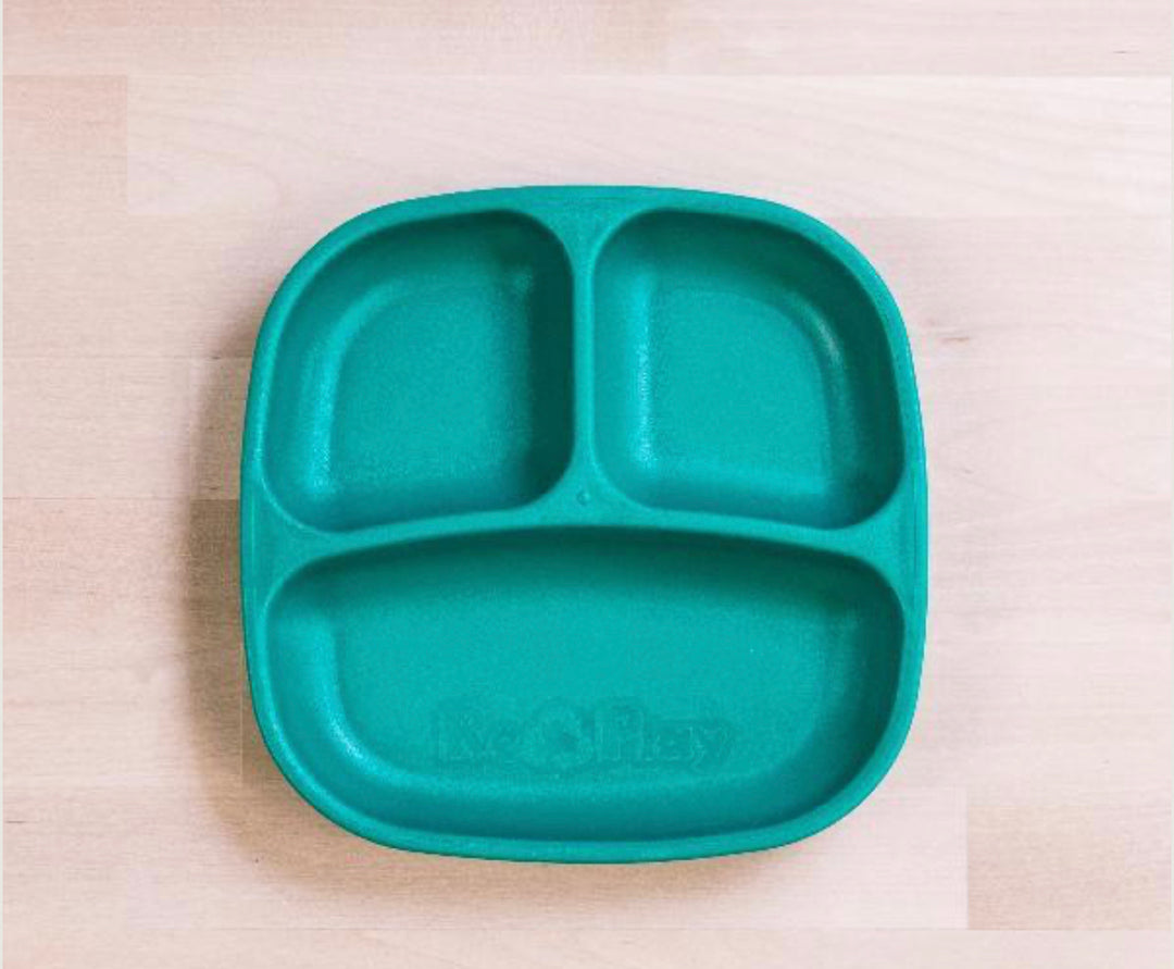 Re-Play Divided Plate  - Teal
