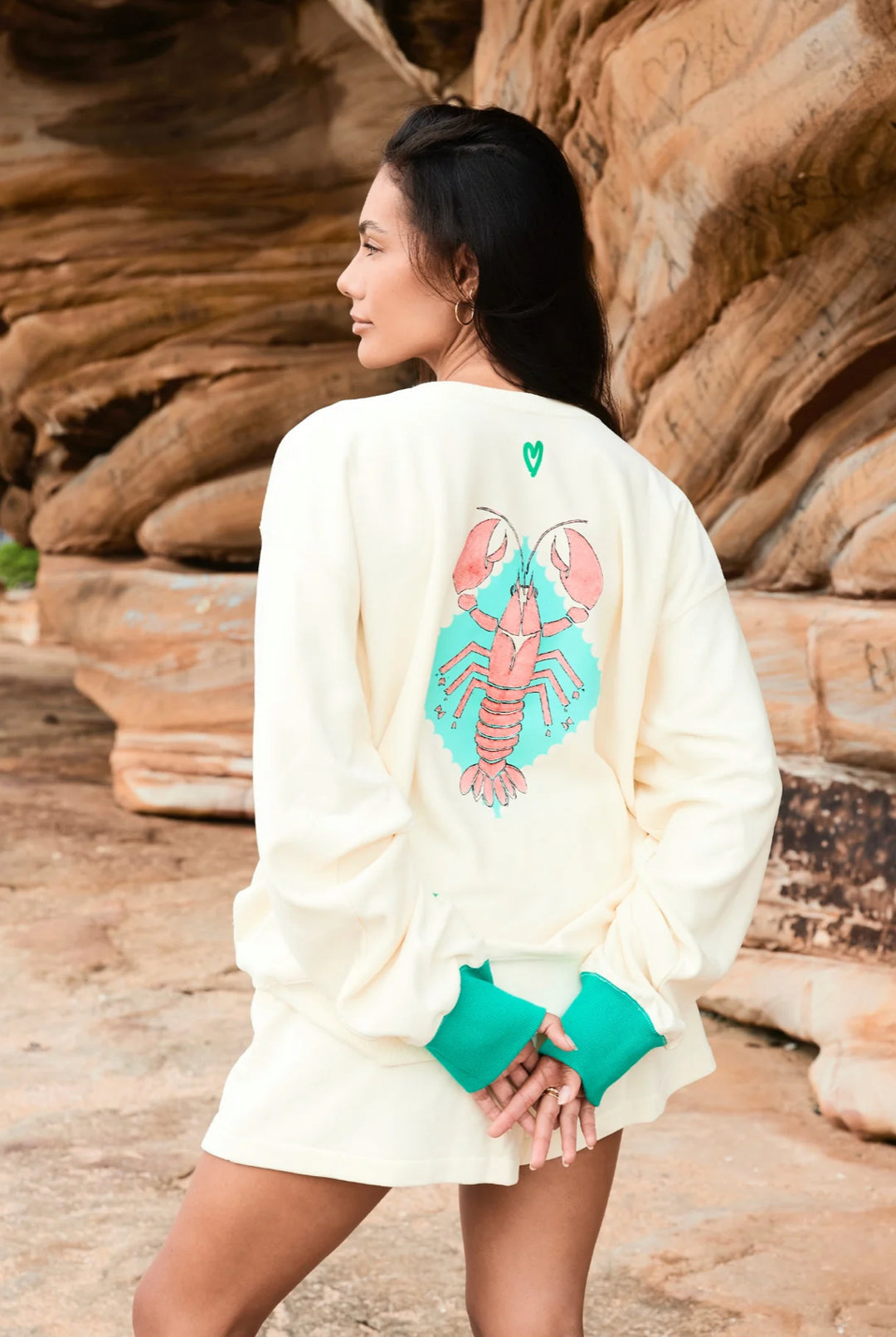 Love Lobster Sweater By Indigo & Wolfe