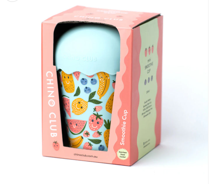 Happy Fruits Mini Smoothie Cup and Straw 200ml