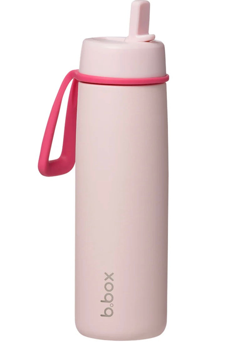 Insulated Flip Top 690ml Litre Bottle - Pink Paradise