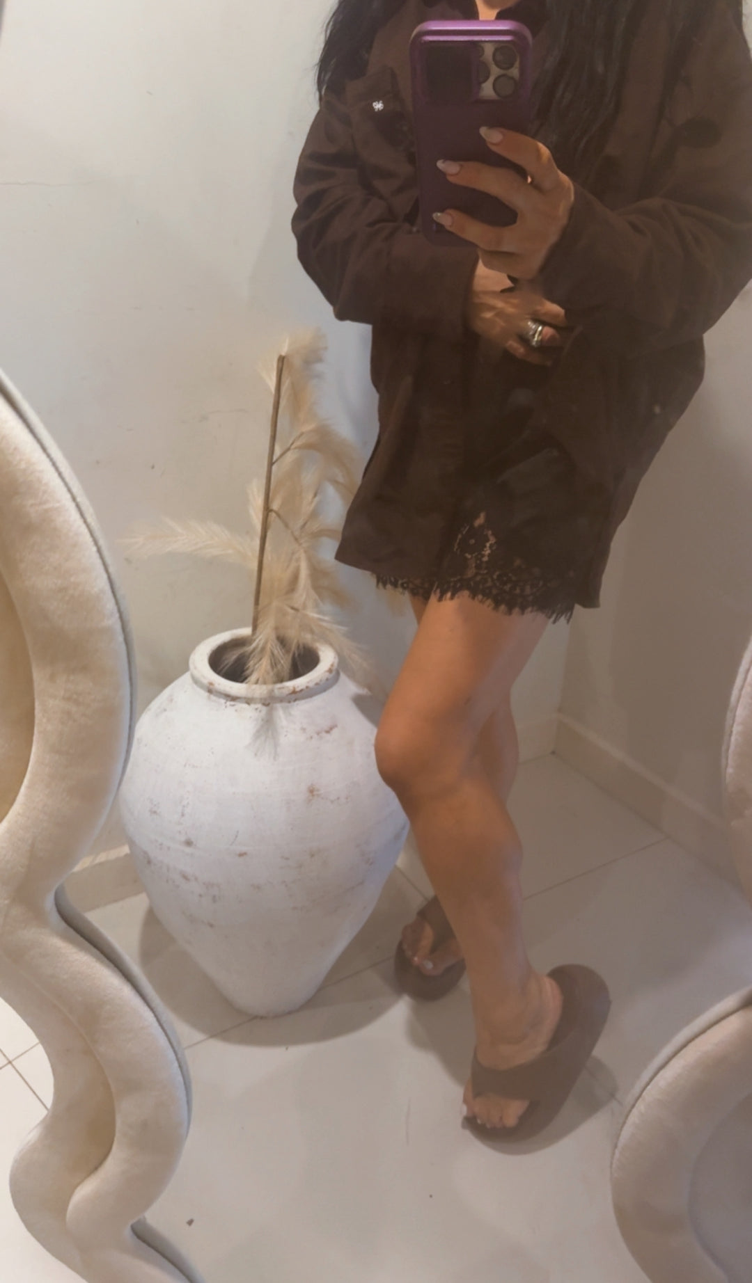 Midnight Lace Shorts