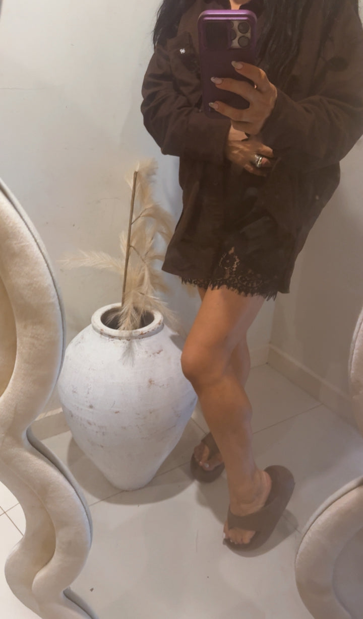 Midnight Lace Shorts