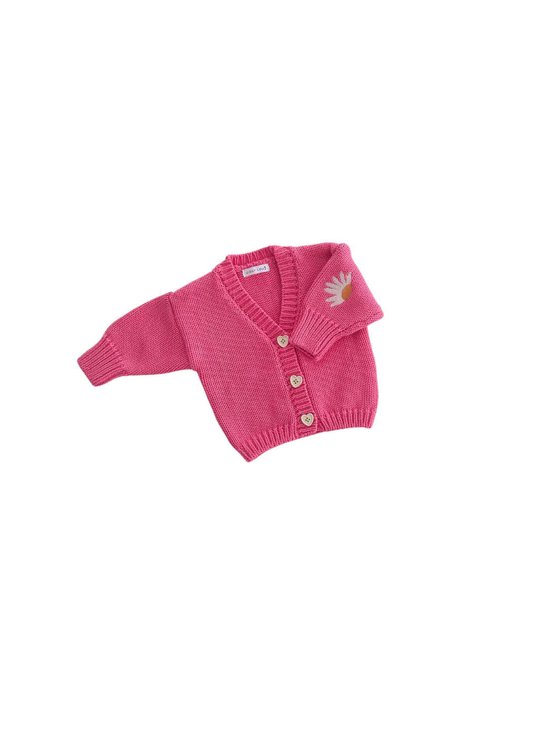 CARDIGAN RASPBERRY ZIGGY LOU