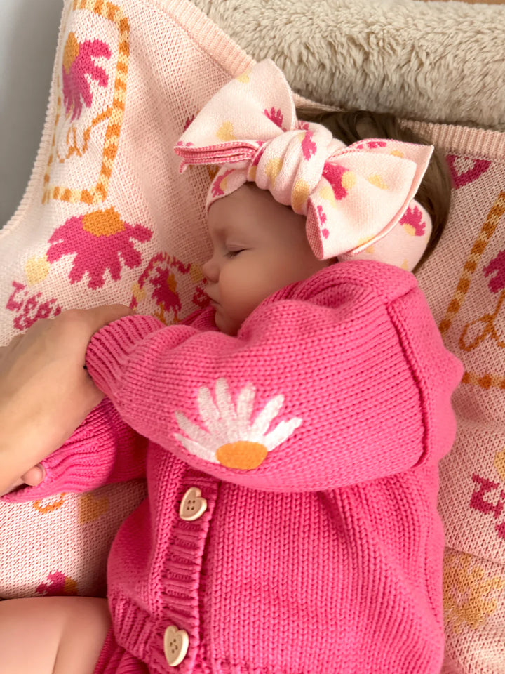 CARDIGAN RASPBERRY ZIGGY LOU