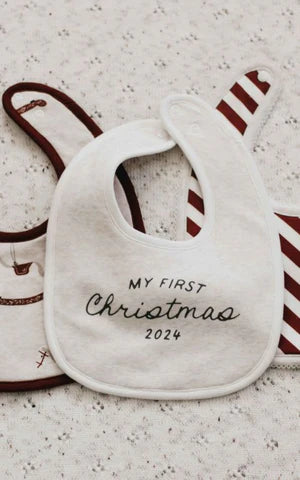 MY FIRST CHRISTMAS BIB PREORDER OCTOBER