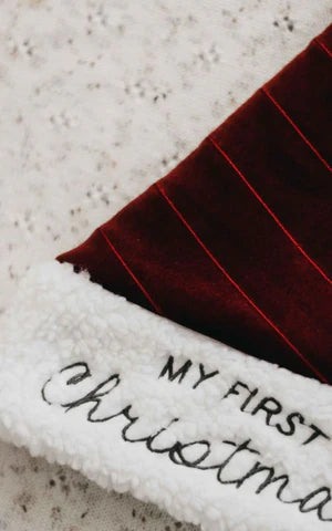 MY FIRST CHRISTMAS SANTA HAT RED PREORDER OCTOBER