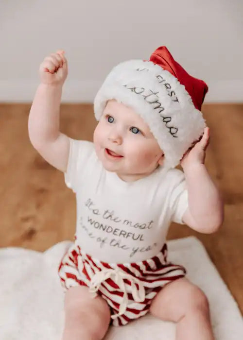 MY FIRST CHRISTMAS SANTA HAT RED PREORDER OCTOBER