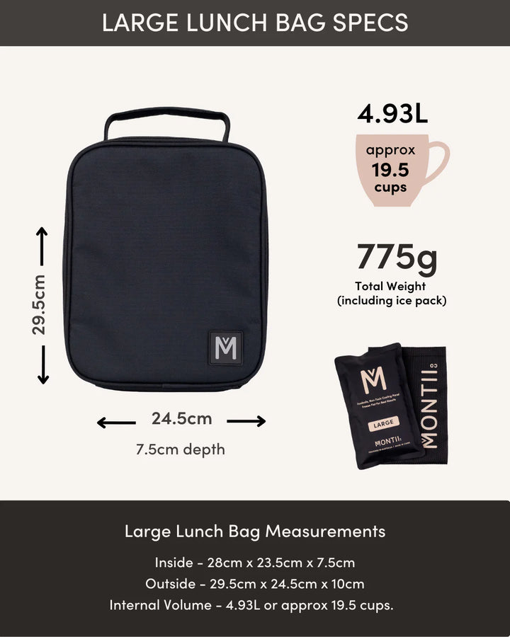 Large Insulated Lunch Bag - Game On Montiico
