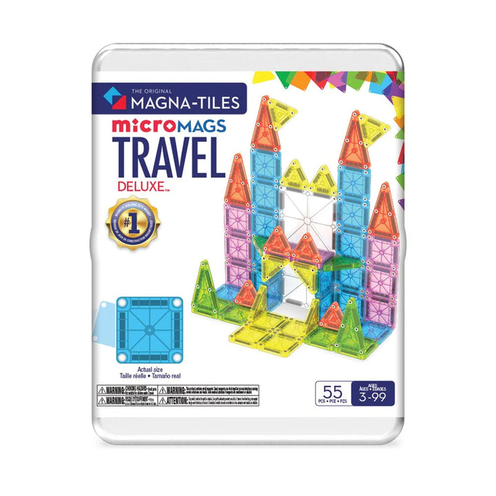 MAGNA-TILES - MICROMAGS TRAVEL SET DELUXE  55  PIECE SET
