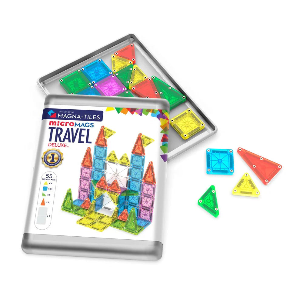 MAGNA-TILES - MICROMAGS TRAVEL SET DELUXE  55  PIECE SET