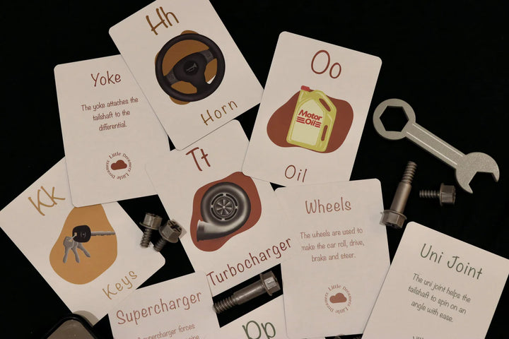 Little Mechanics ABC Flashcards