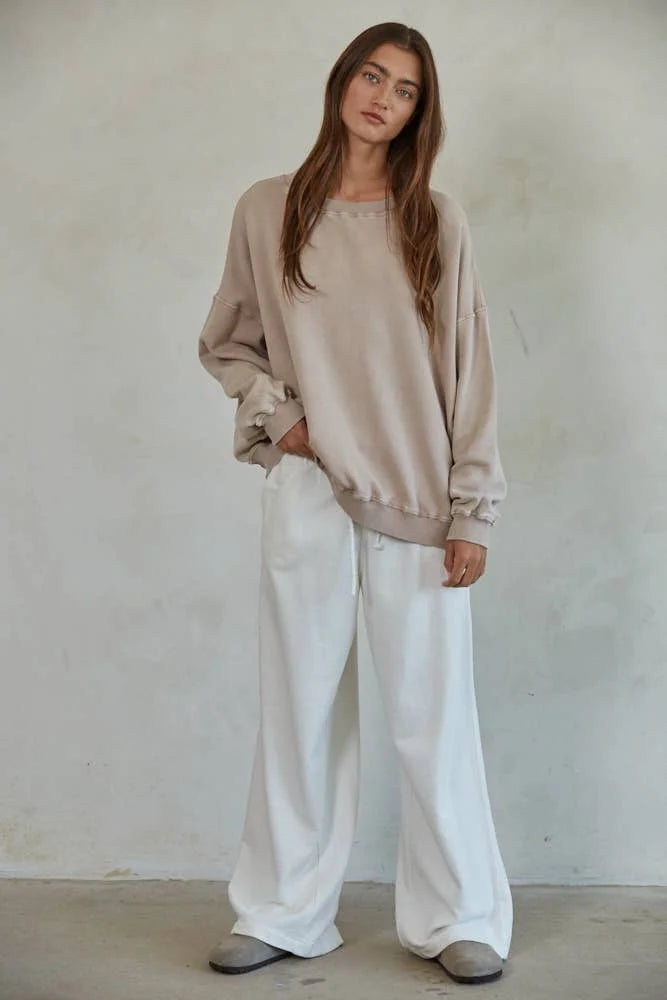 Smile Mocha Pullover