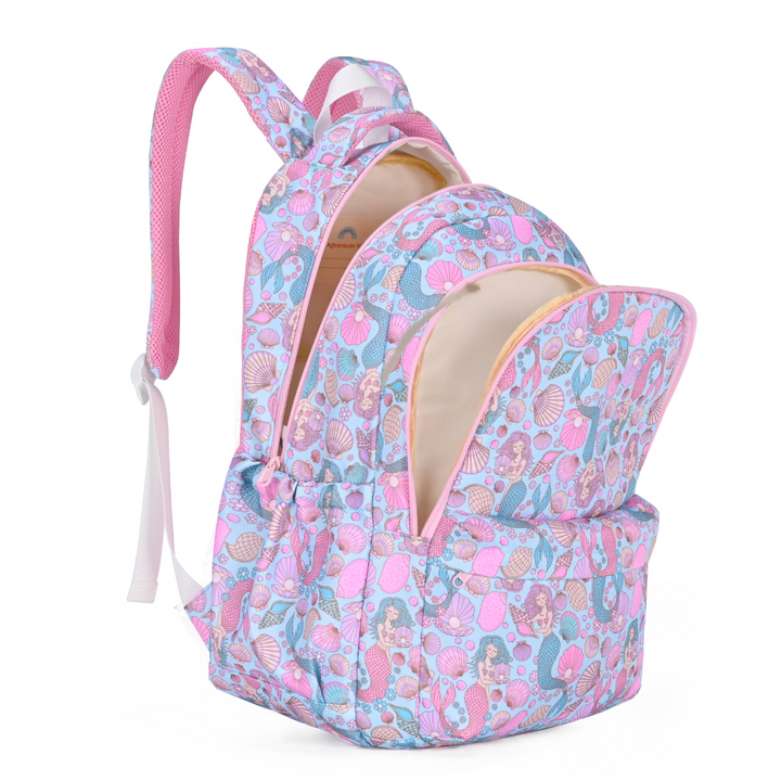 Mermaid Aqua - Campus School Backpack Kinnder