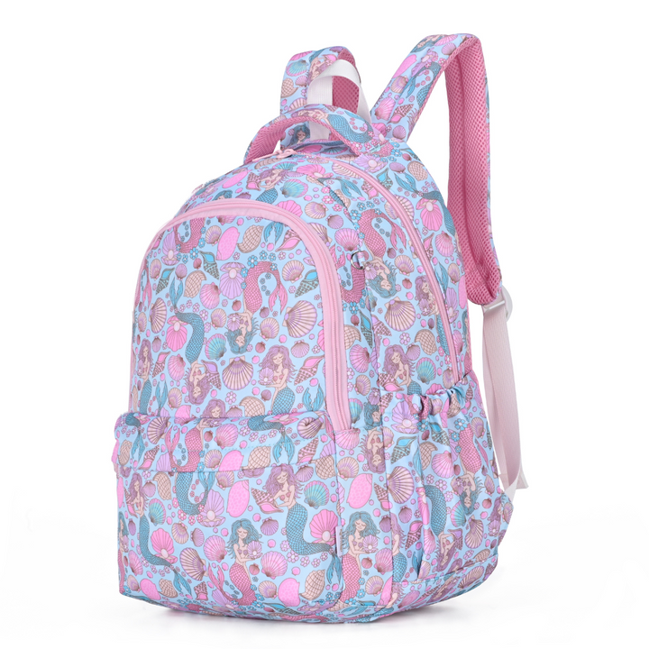 Mermaid Aqua - Campus School Backpack Kinnder