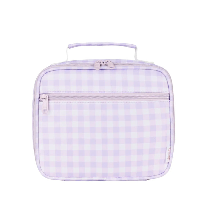 LILAC GINGHAM - KINNDER Lunch Bag Mini