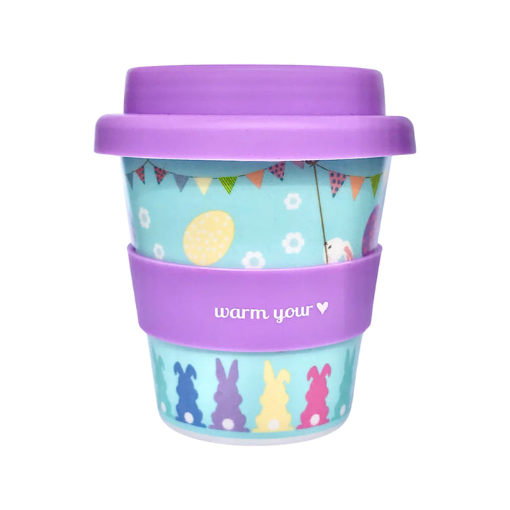 EASTER BUNNY BABYCHINO CUP - LIMITED EDITION (PURPLE/GREEN) - STRAW INCLUDED