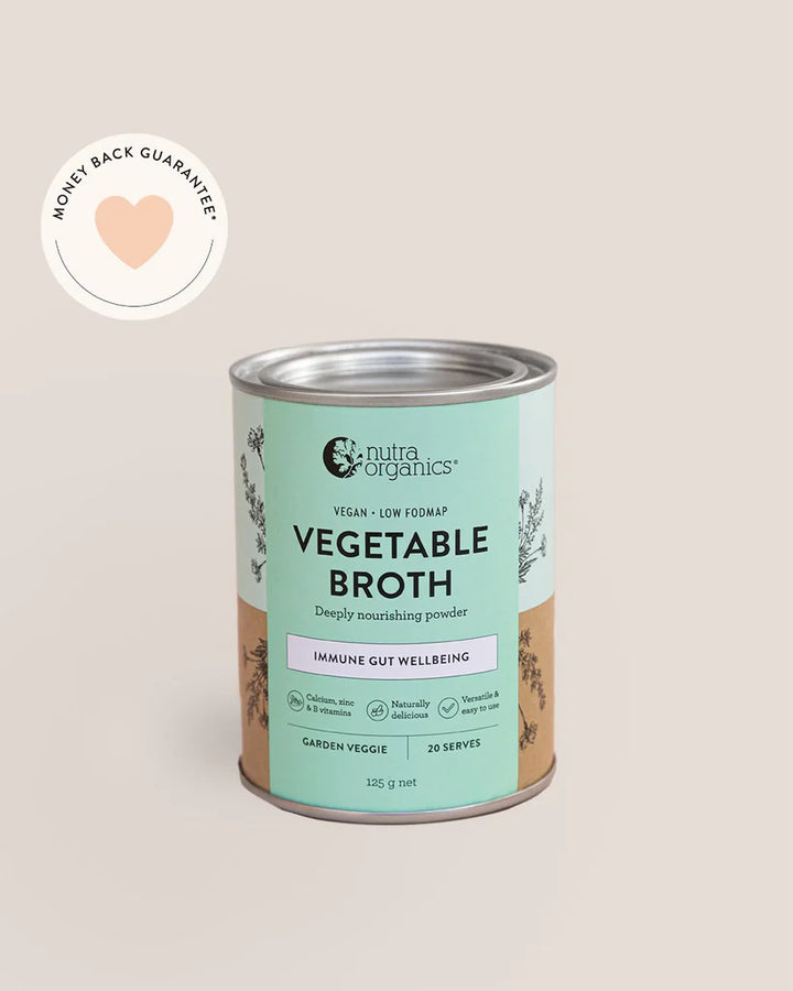 Vegetable Broth Garden Veggie 125g - Nutraorganics