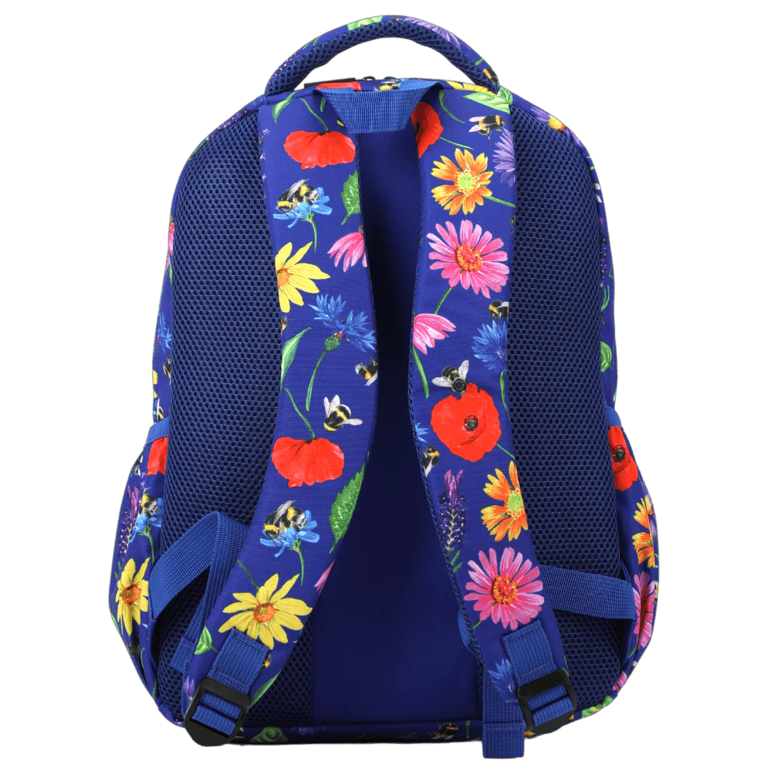 BEES & WILDFLOWERS MIDSIZE KIDS BACKPACK